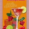 TORCHON IMPRIME COCKTAIL 1 MULTICO 50X70CM
