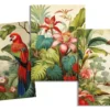 TORCHON JUNGLE MULTICOLORE 50X70CM