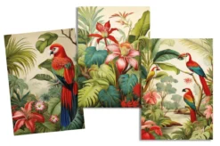 TORCHON JUNGLE MULTICOLORE 50X70CM