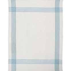 TORCHON OSCAR 50X70CM COTON POLYESTER TURQUOISE