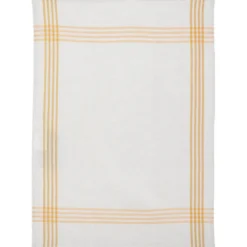 TORCHON OSCAR 50X70CM COTON POLYESTER JAUNE