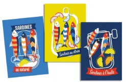 TORCHON SARDINETTES MULTICOLORE 50X70CM