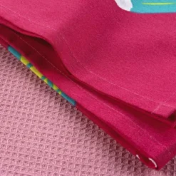 2 TORCHONS 50X70 CM COTON IMPRIME NID ABEILLE UNI MINI FEE