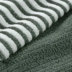 3 TORCHONS 40X40 CM MICROFIBRE CUISTOT KAKI