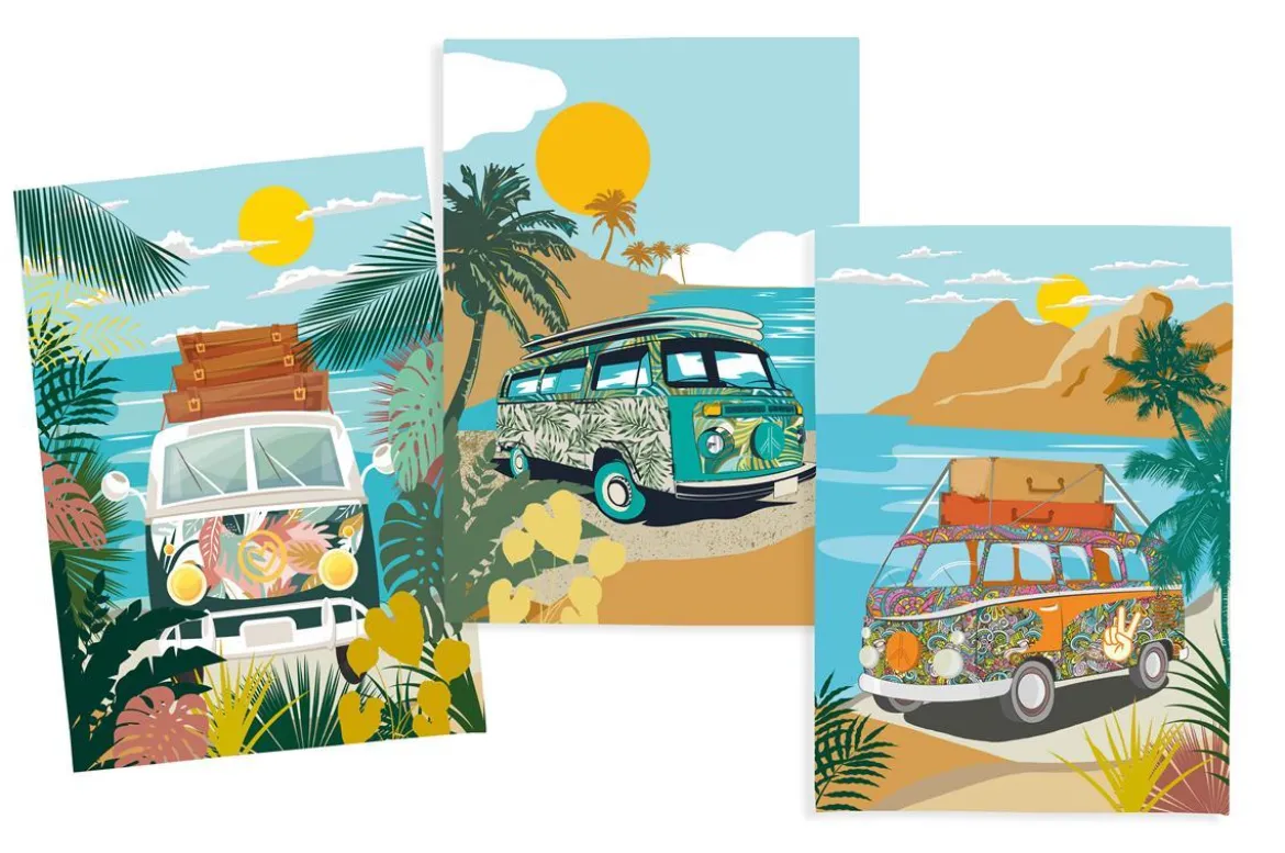 TORCHON VAN LIFE MULTICOLORE 50X70CM