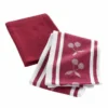 TORCHON X2 PIECES 50X70CM CERISETTE RUBIS