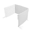 TOUR LIT GAZE COTON 40X180CM BLANC