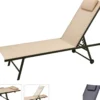 TRANSAT ROULETTES 5 POSITIONS ANTHRACITE 185X55CM