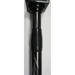 TRINGLE EXTENSIBLE ENTRE MURS D22 135 250CM NOIR ET ARGENT