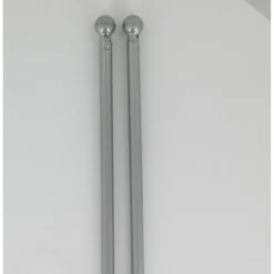 TRINGLE VITRAGE RONDE EXTENSIBLE D7 40 X 60 X 2 ARGENT