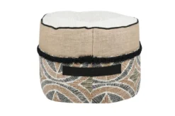 TUCANO POUF ROND 40X30CM NATUREL