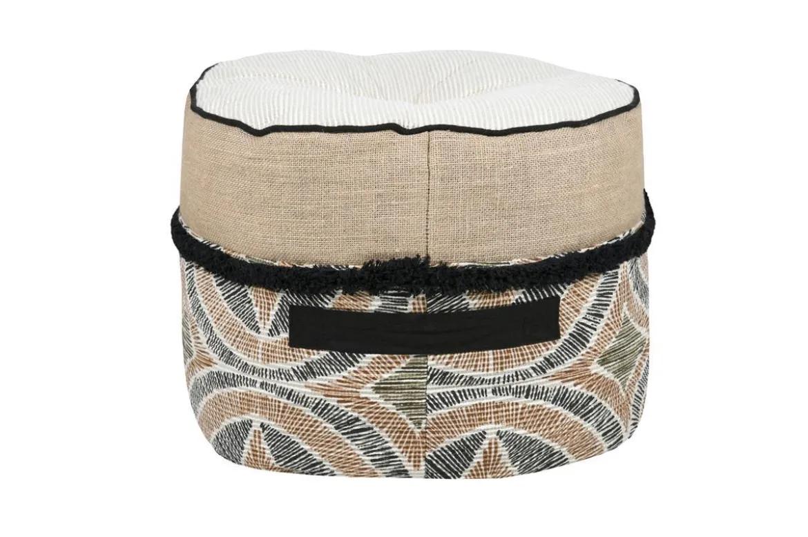 TUCANO POUF ROND 40X30CM NATUREL