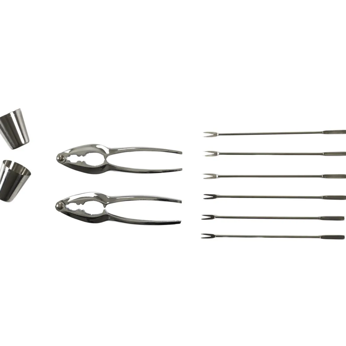 USTENSILE CRUSTACES X10 PIECES