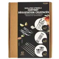 USTENSILE CRUSTACES X10 PIECES
