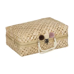 VALISE BAMBOU CAMPAGNE D.38X15X28CM