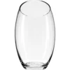 VASE BOMBE CLEAR TRANSPARENT H.23CM