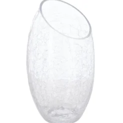 VASE BOMBE CRAQUELE H.23CM