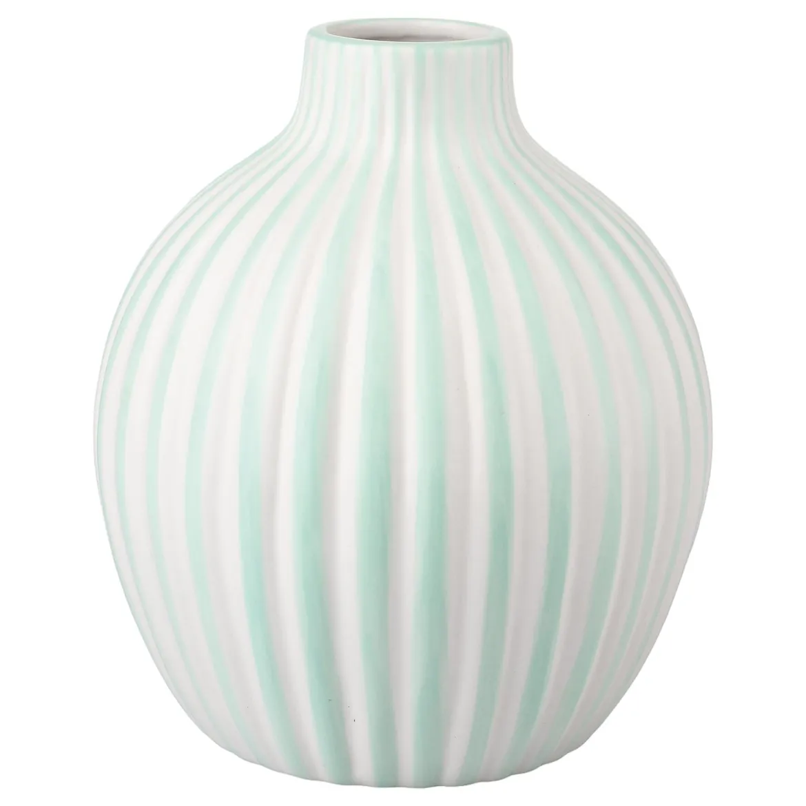 VASE BOULE CERAMIQUE LIGNE RELIEF 16.7X16.7X18.8CM