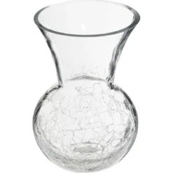VASE BOULE EVASE CRAQUELE H.22.5CM