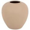 VASE BOULE RILY CERAMIQUE NUDE H.22CM