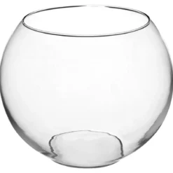 VASE BOULE TRANSPARENT D.25X20CM