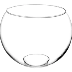 VASE BOULE TRANSPARENT D.30X23.5CM