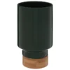 VASE CERAMIQUE BAMBOU COLLECTIONNEUR VERT H.18CM