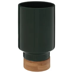 VASE CERAMIQUE BAMBOU COLLECTIONNEUR VERT H.18CM
