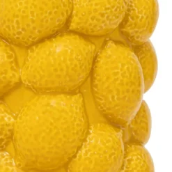 VASE CERAMIQUE CITRON YUCATAN H.18CM