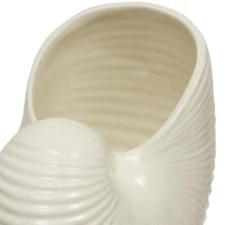VASE CERAMIQUE COQUILLAGE OCEANIA H.18CM