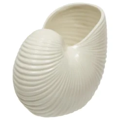 VASE CERAMIQUE COQUILLAGE OCEANIA H.18CM