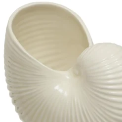VASE CERAMIQUE COQUILLAGE OCEANIA H.18CM