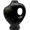 VASE CERAMIQUE DELOMITE NOIR