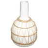 VASE CERAMIQUE ROTIN H.28.5CM