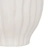 VASE CERAMIQUE STRIE FERNAN BLANC H.22CM