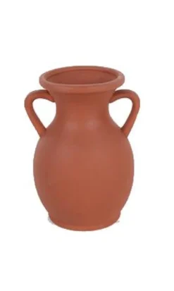VASE CERAMIQUE TERRACOTTA D.13.5X12.5X18CM