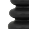 VASE CLOTHILDE CERAMIQUE NOIR H.25CM