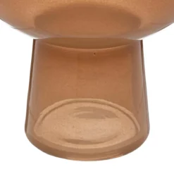 VASE CLOUDY VERRE MARRON H.29.5CM