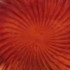 VASE COQUILLAGE VERRE RUBY H.25CM