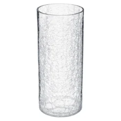 VASE CYLINDRE CRAQUELE D.13X30CM