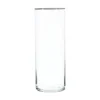 VASE CYLINDRE TRANSPARENT H.40CM