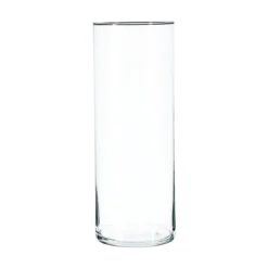 VASE CYLINDRE TRANSPARENT H.40CM