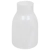 VASE DOLA VERRE BLANC H.25CM