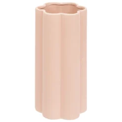 VASE FLEURS THE FLORAL COLLECTION CERAMIQUE ROSE H.28CM