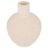 VASE MAGNESIE BOULE TED BLANC H.43CM