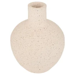 VASE MAGNESIE BOULE TED BLANC H.43CM