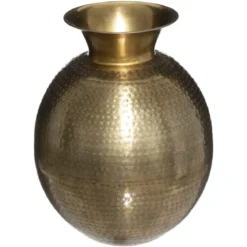 VASE METAL BOMBE OASIS H.40CM