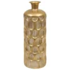 VASE METAL STRIE BELLI DORE H.60CM