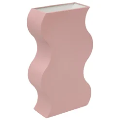 VASE METAL VAGUE CHERI ROSE H.35CM
