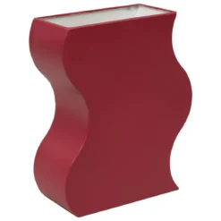 VASE METAL VAGUE CHERI RUBY H.25CM